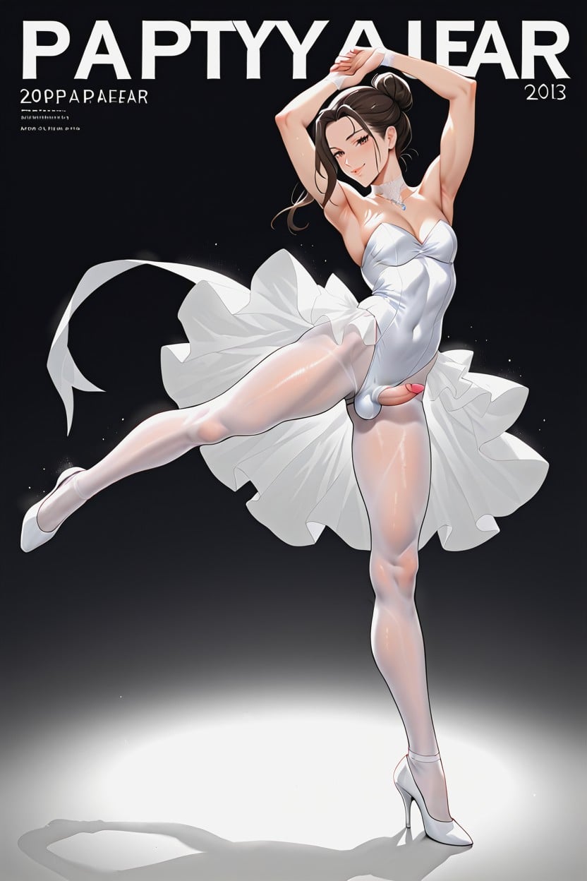Waist, See-through Pancake Tutu, Detailed Ballerina Outfit Porno shemale IA