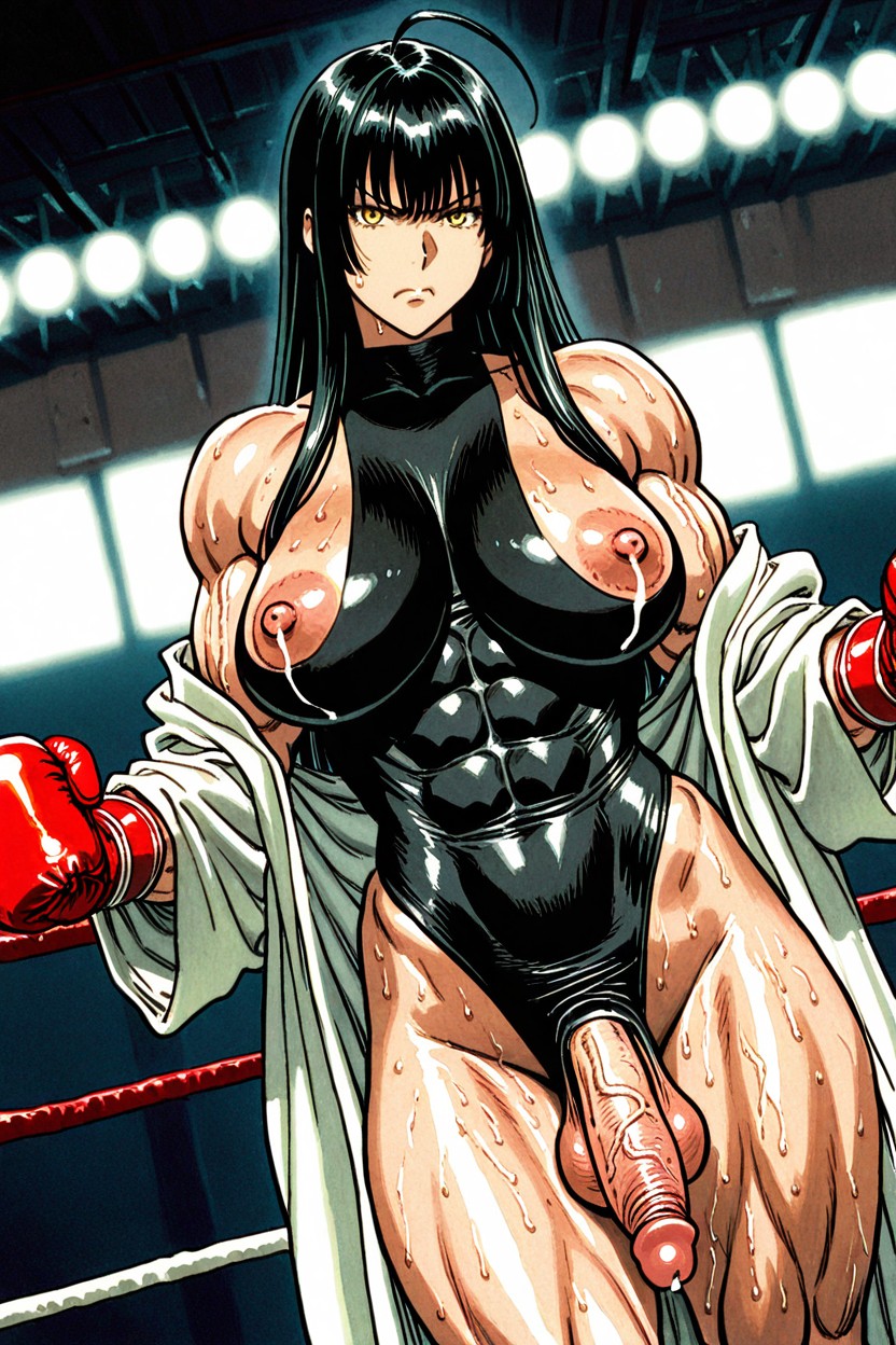 To Stand, Chest Region Open Expose Breasts, Black Hair 人妖AI黃片