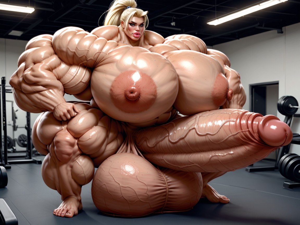 Penis Gigantic Then Torso, Hyper Gigantic Penis, Giant Bulging Penis Porno IA transsexuelle