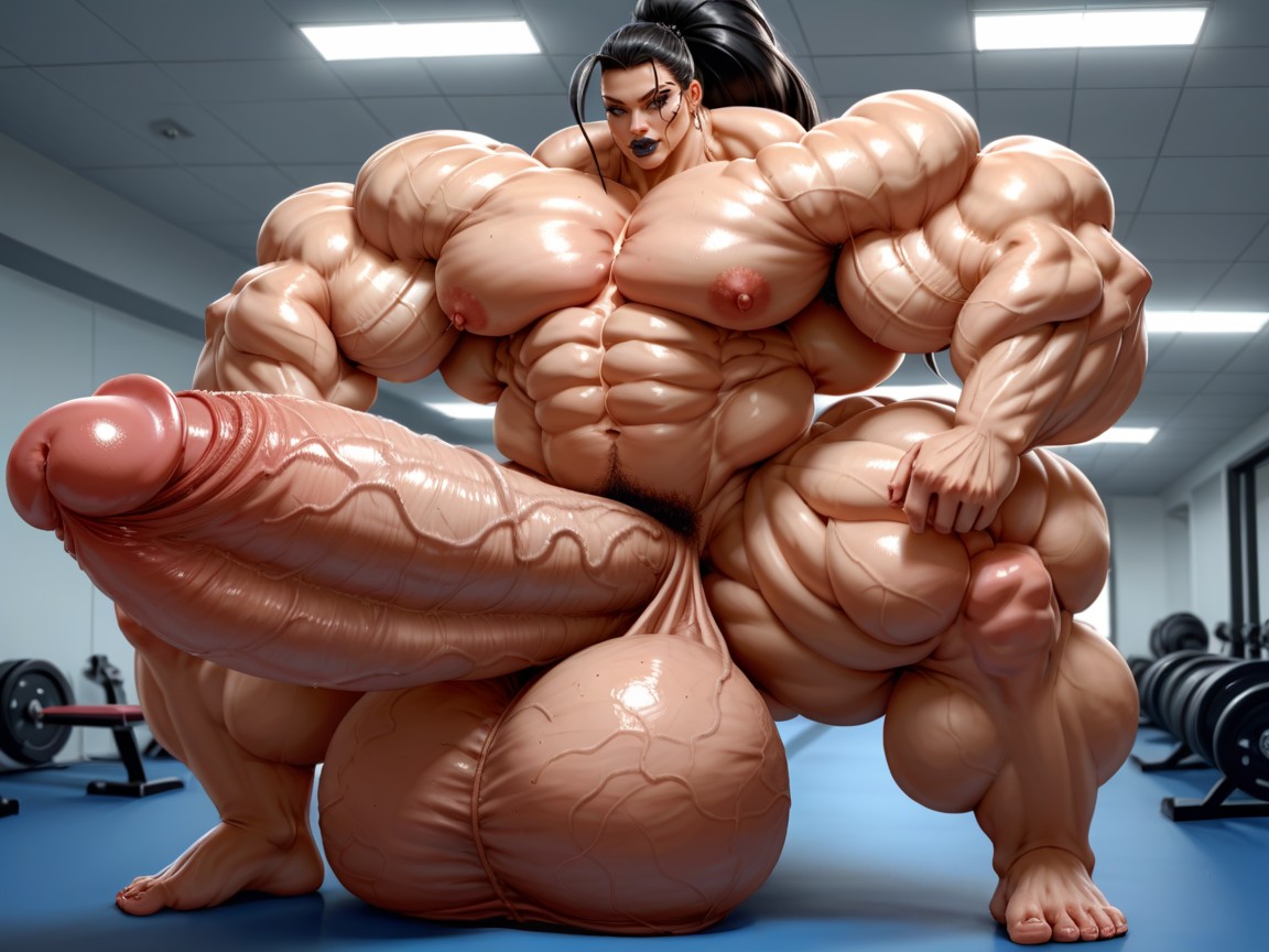 Hyper Gigantic Abs, Naked, 小乳 人妖AI黃片
