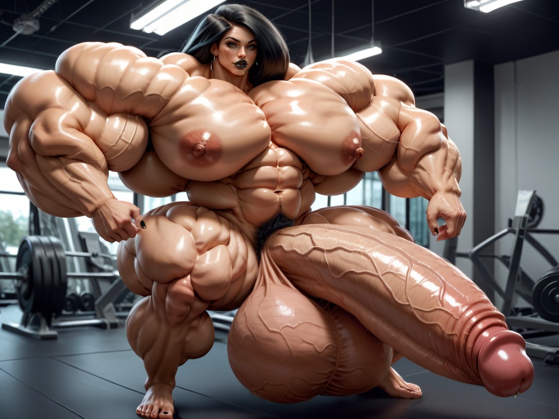 Penis Gigantic Then Torso, Giant Bulging Penis, Pénis Plus Grand Que Le Corps Porno IA transsexuelle