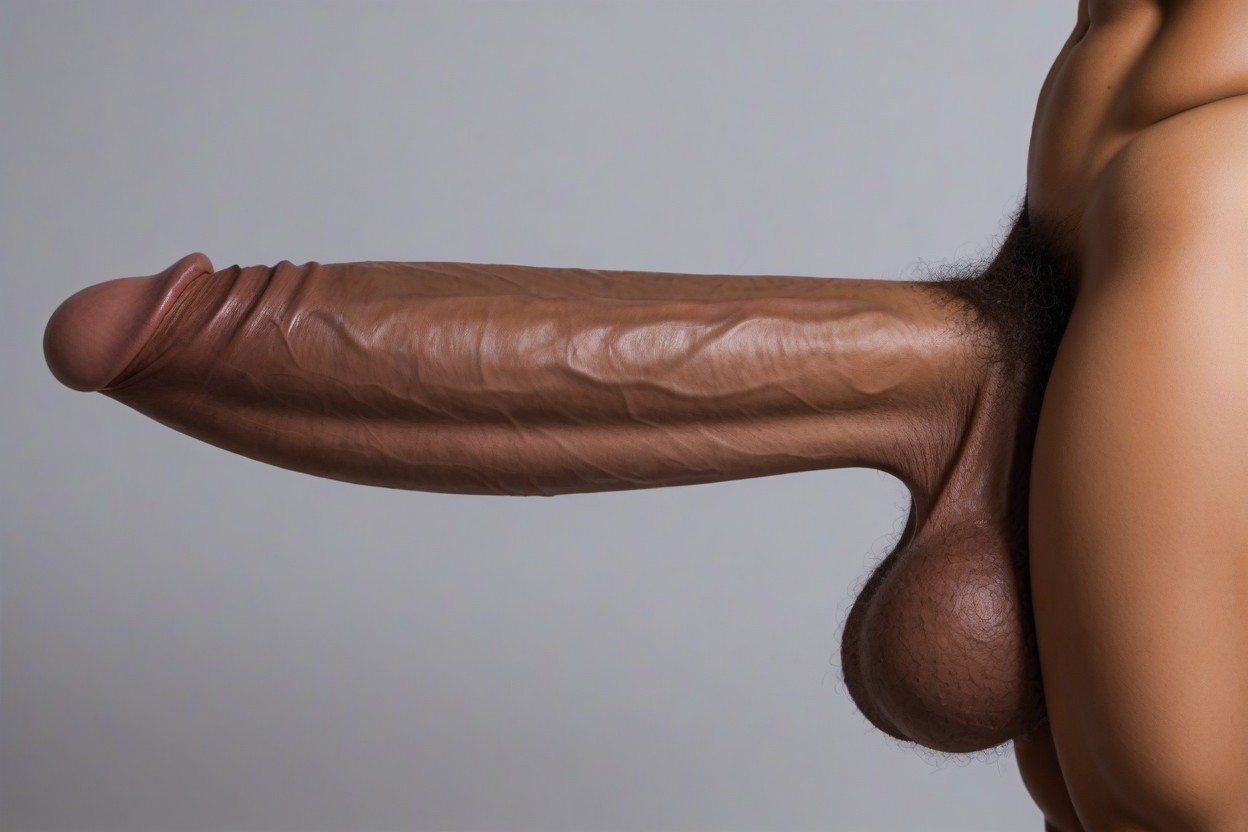Naked, Latina, Dark Penis Skin Shemale AI Porn