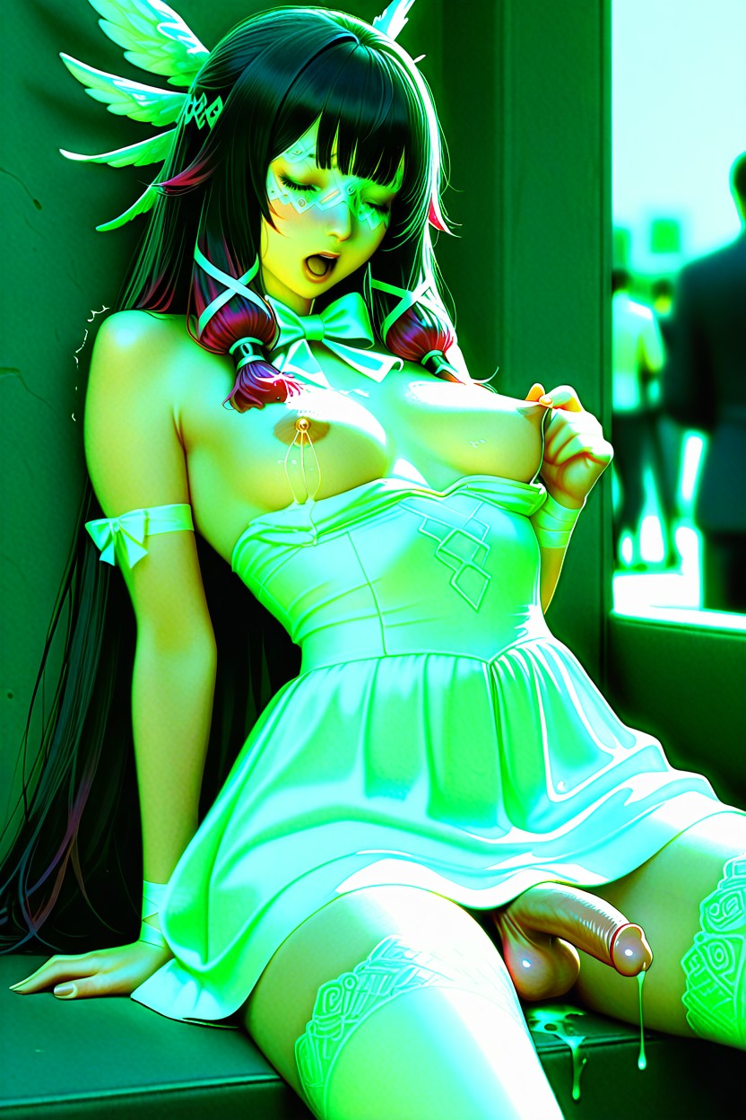 Lesbian, 可爱, White Stocking 人妖AI黃片