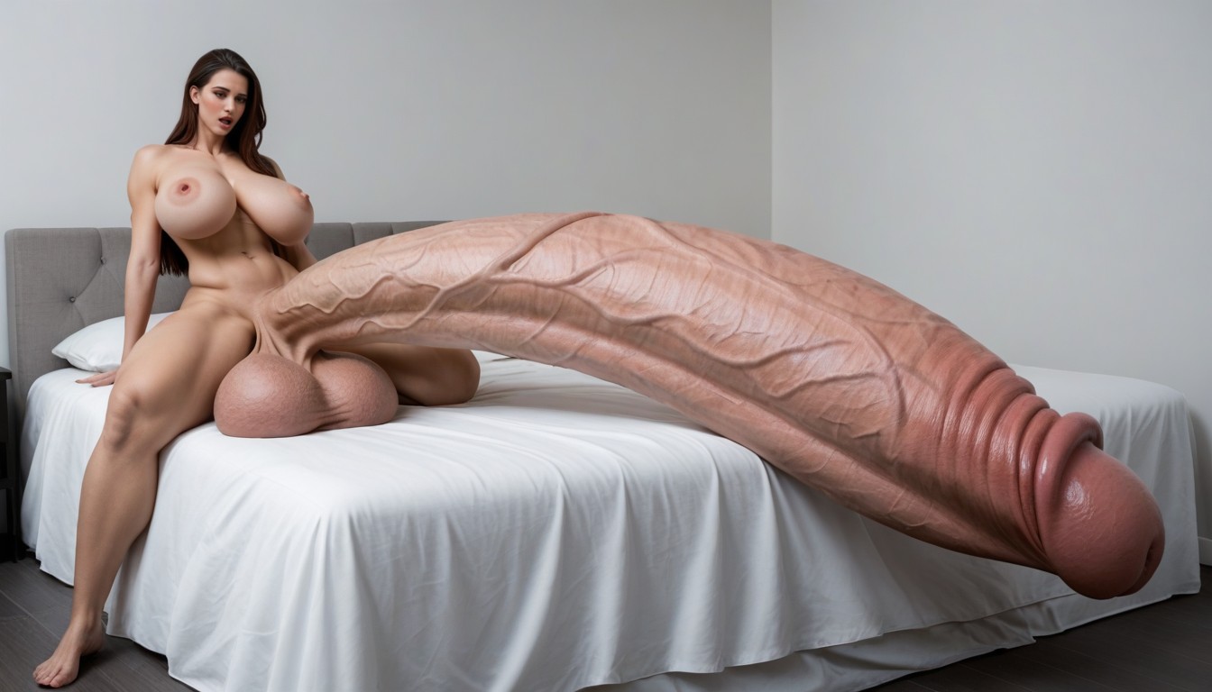 Hyper Gigantic Balls, Penis Is Just Way Too Gigantic, 18+ Travesti IA Pornô