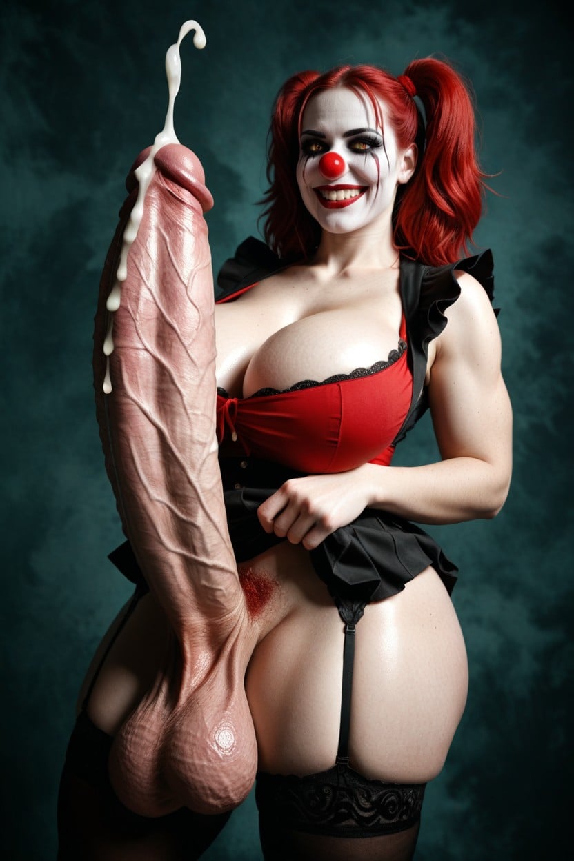 Nightmare Fuel, Wide Hips, Evil Monster Clown Futa 人妖AI黃片