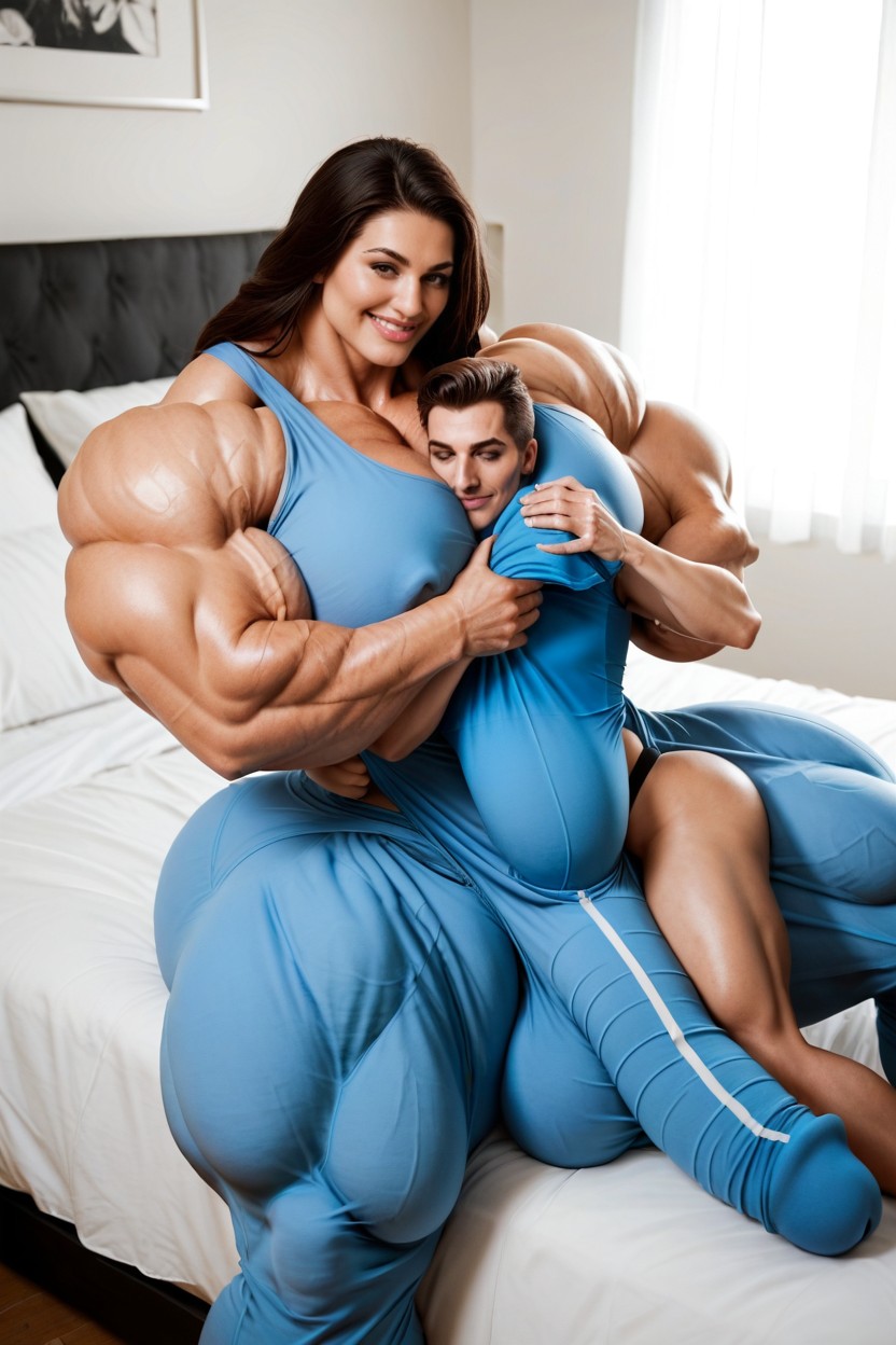 Spread Legs, 超大, Pale Skin 人妖AI色情