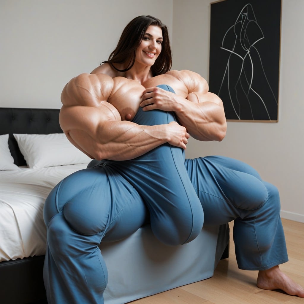 連體衣, Veins, Hyper Muscular Female 人妖AI黃片