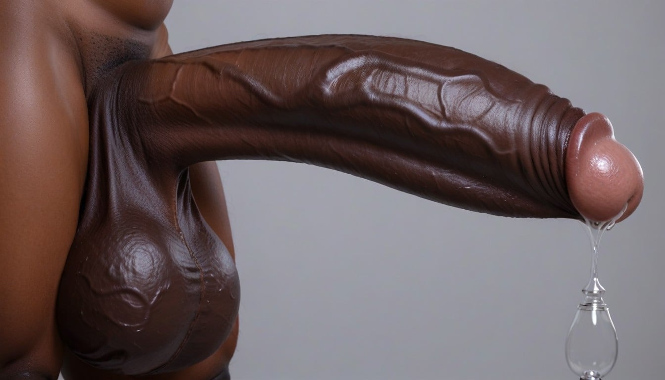 Exaggerated Swollen Glans, Thick Glans, Mushroomshaped Cock ニューハーフAIエロ