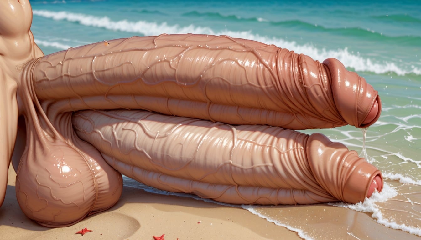 Detailed Cock, Huge Glans, Photorealism 人妖AI黃片