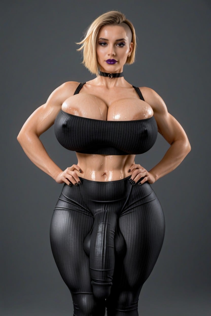 Hyper Realistic Bulge, Big Thighs, Cock Barely Visible Through In Clothing Porno shemale IA