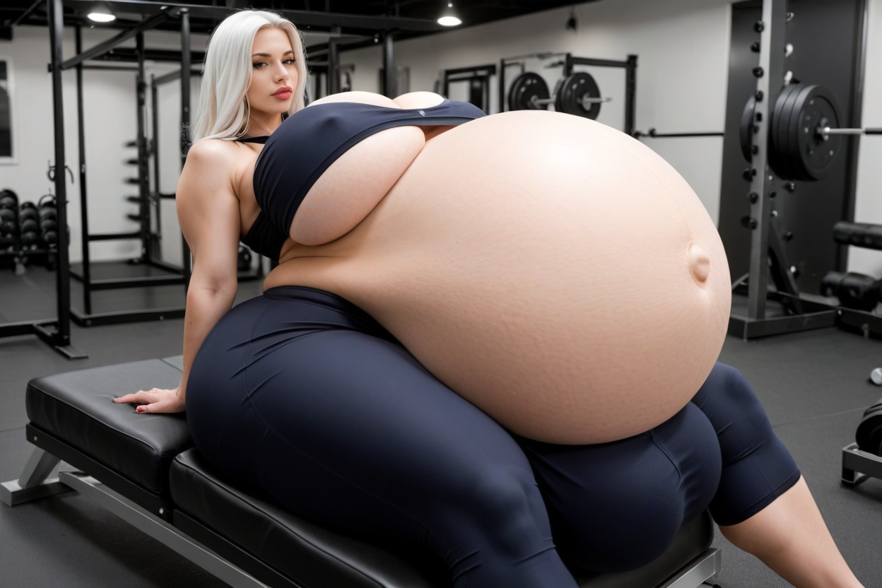 Colossal Hyper Flaccid Cock Outline In Bulge, Gym, Hyper Pregnant Belly Porno shemale IA