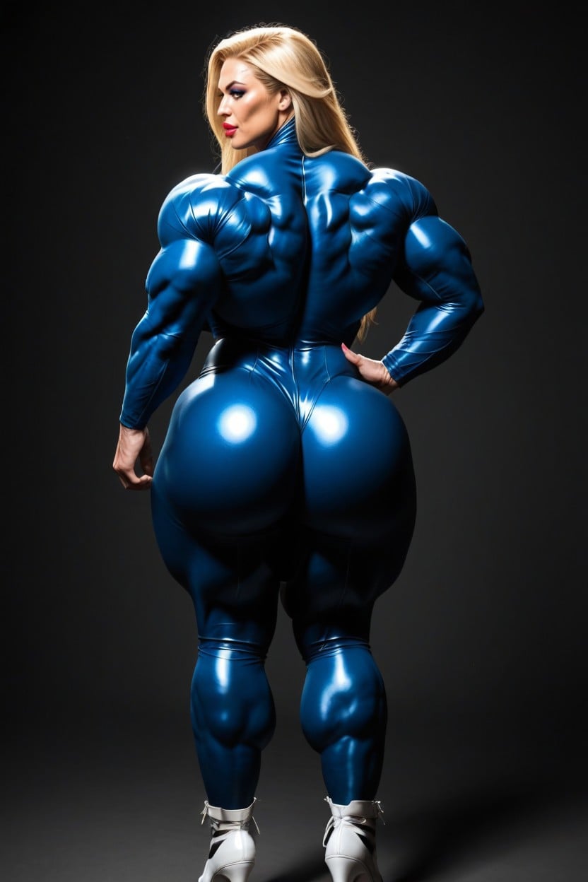 Hyper Gigantic Muscles, Huge Ass, Model 人妖AI色情