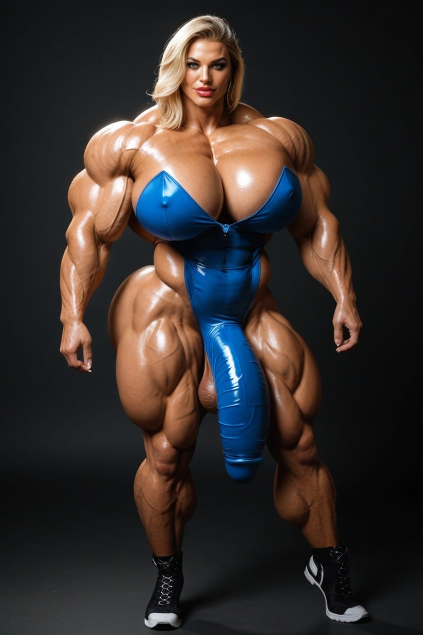 Coupe Au Carré, Hyper Vascular Muscles, Huge Ass Porno IA transsexuelle