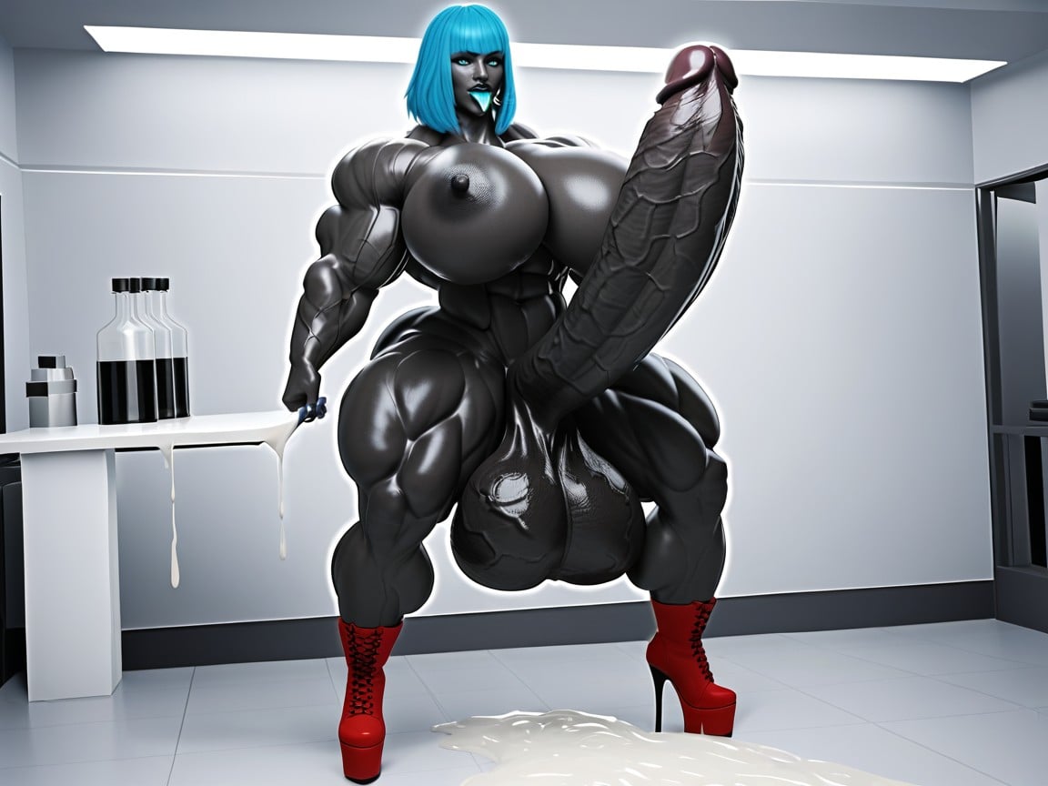 Hyper Cock Futasucking Own Cock, Hyper Cock Futa, Hyper Gigant Muscles ニューハーフAIポルノ