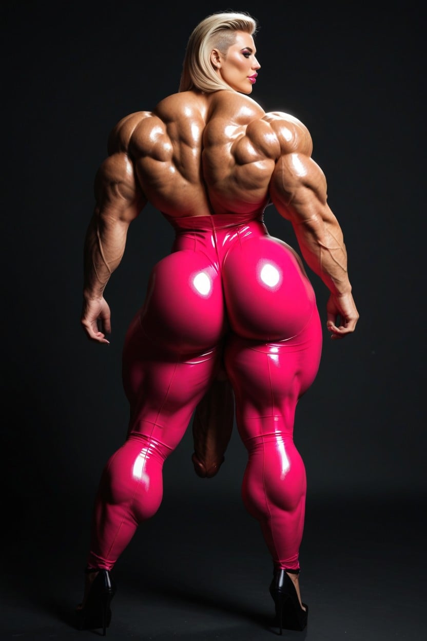 乳溝, 肌肉型, Side Back View 人妖AI黃片