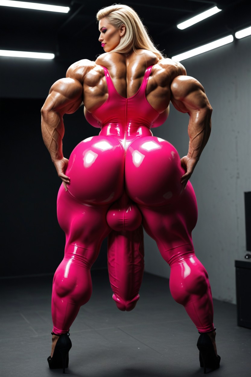 Clivage, Muscular Legs, Huge Muscles Porno IA transsexuelle