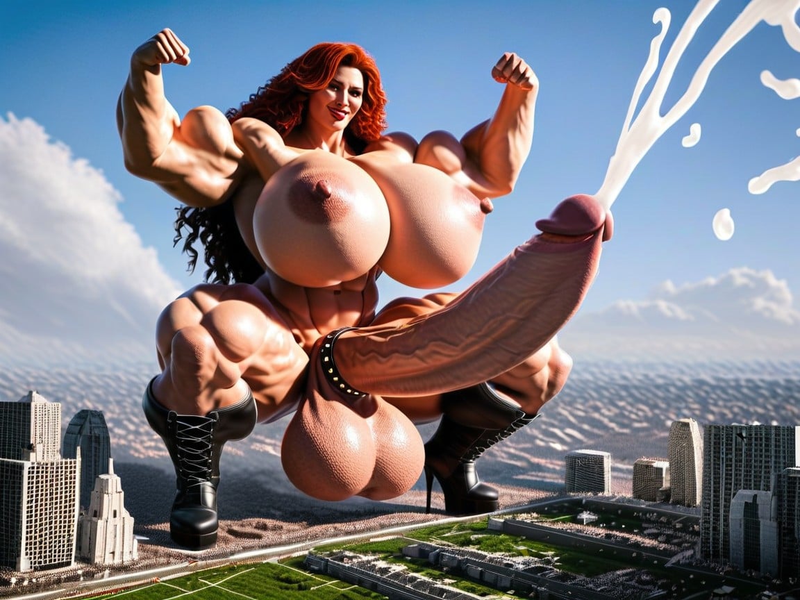 Breast Expansion, Macro, Knee Lengh Boots 人妖AI色情