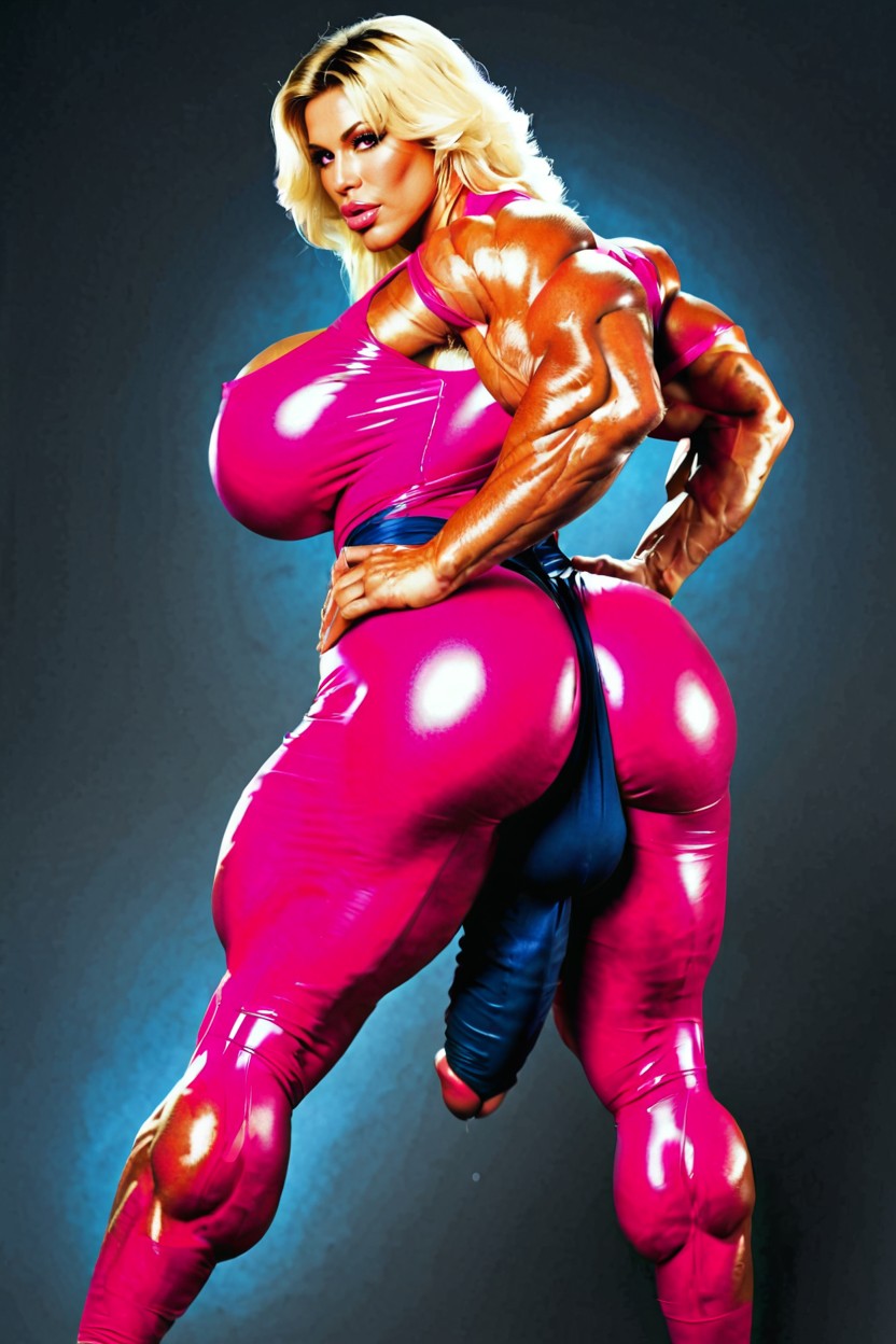 Full View, Tall Amazonian, Toned Muscles 人妖AI黃片
