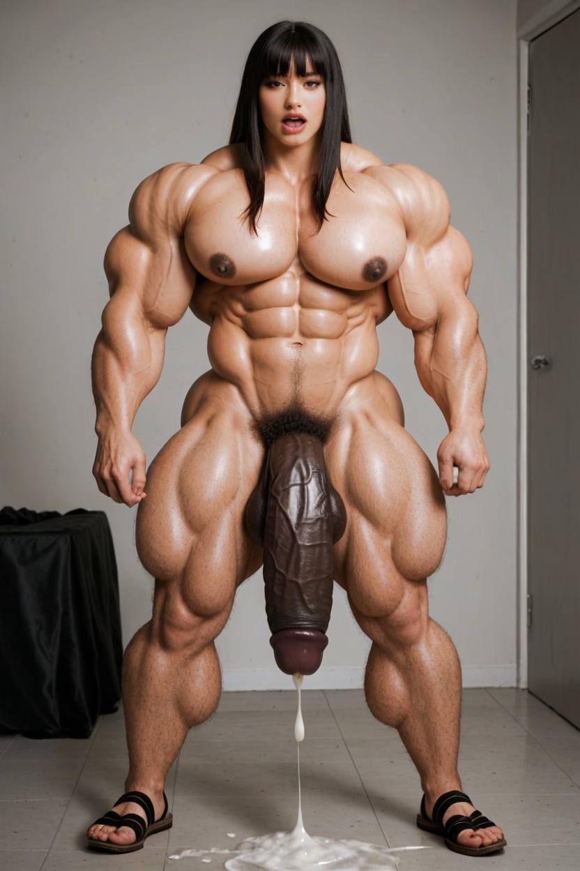 Eyes Detailed, Muscular Veins, 18+ 人妖AI色情