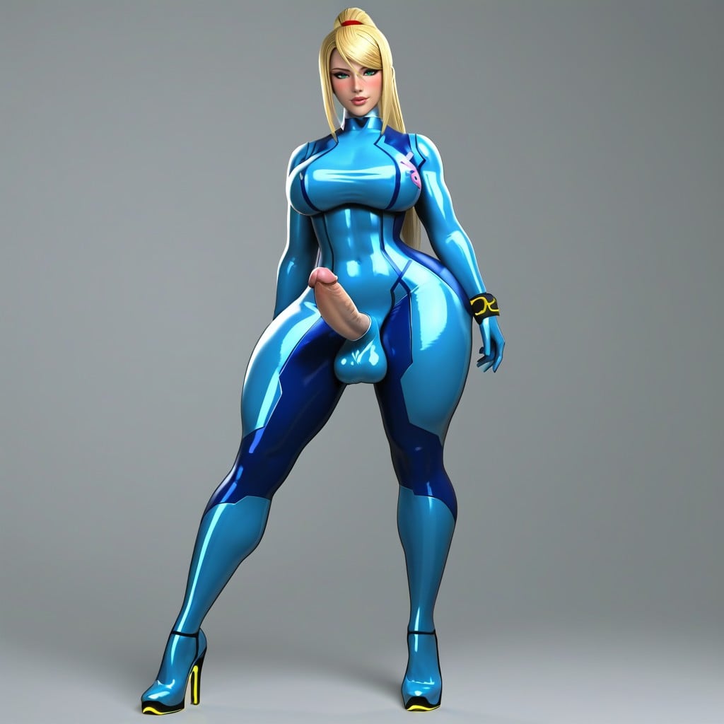Green Perfect Eyes, Thick Thighs Wide Thigh Gap, Gluteal Cleft Porno IA transsexuelle