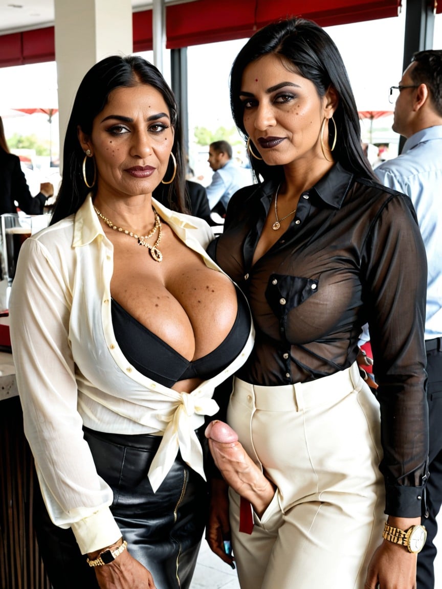 Big Nose, Fashion, Long Sleeves Shemale AI Porn