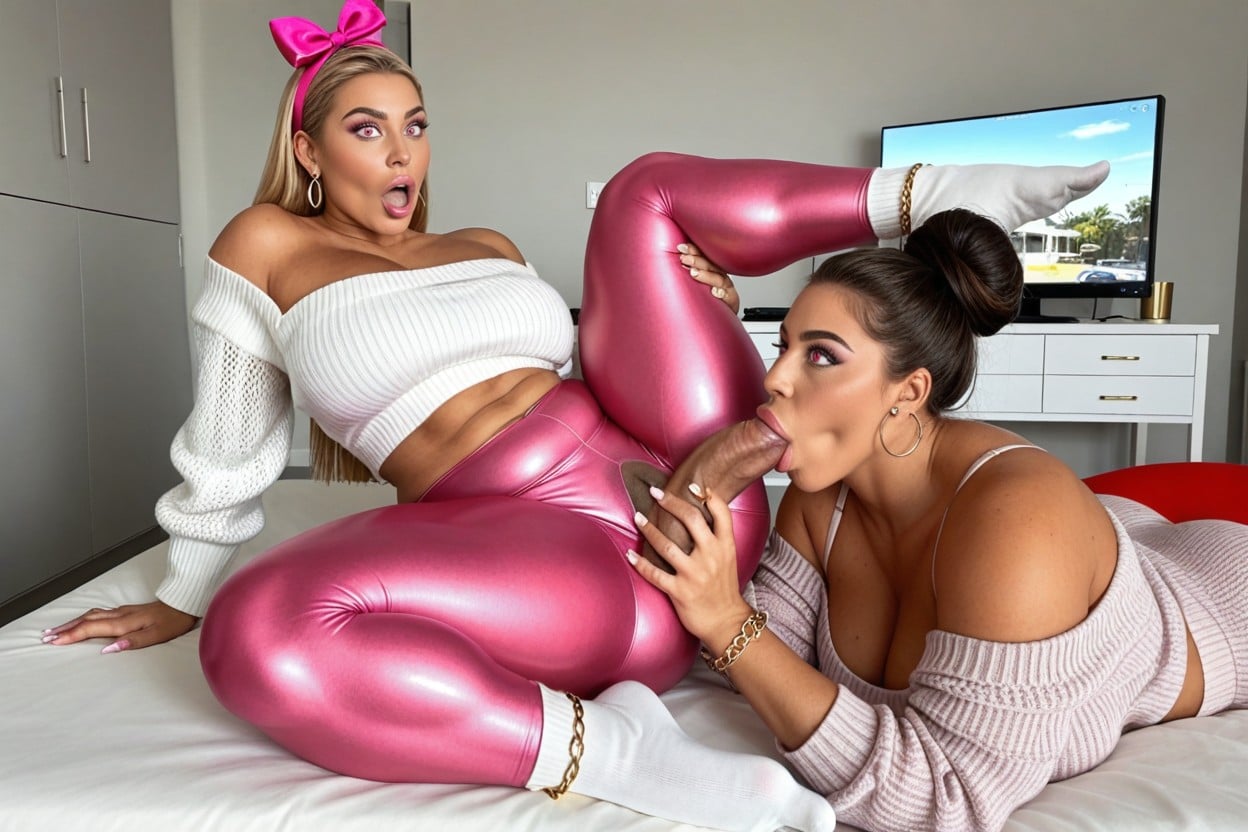 Woman And Futanari, Upturned Ski-slope Nose, Thicc Ass Porno shemale IA