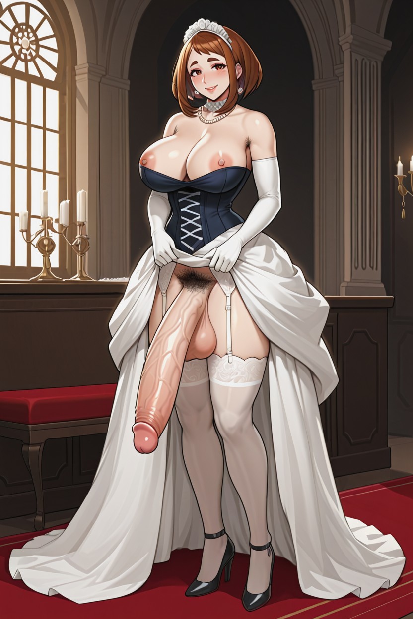 Pearl Necklace, Waist Shoot, Fat Lips 人妖AI黃片