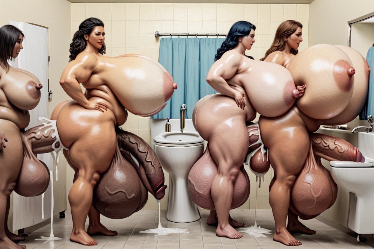 Futas Fucking Futas, 18+, Futanari Everywhere Porno IA transsexuelle