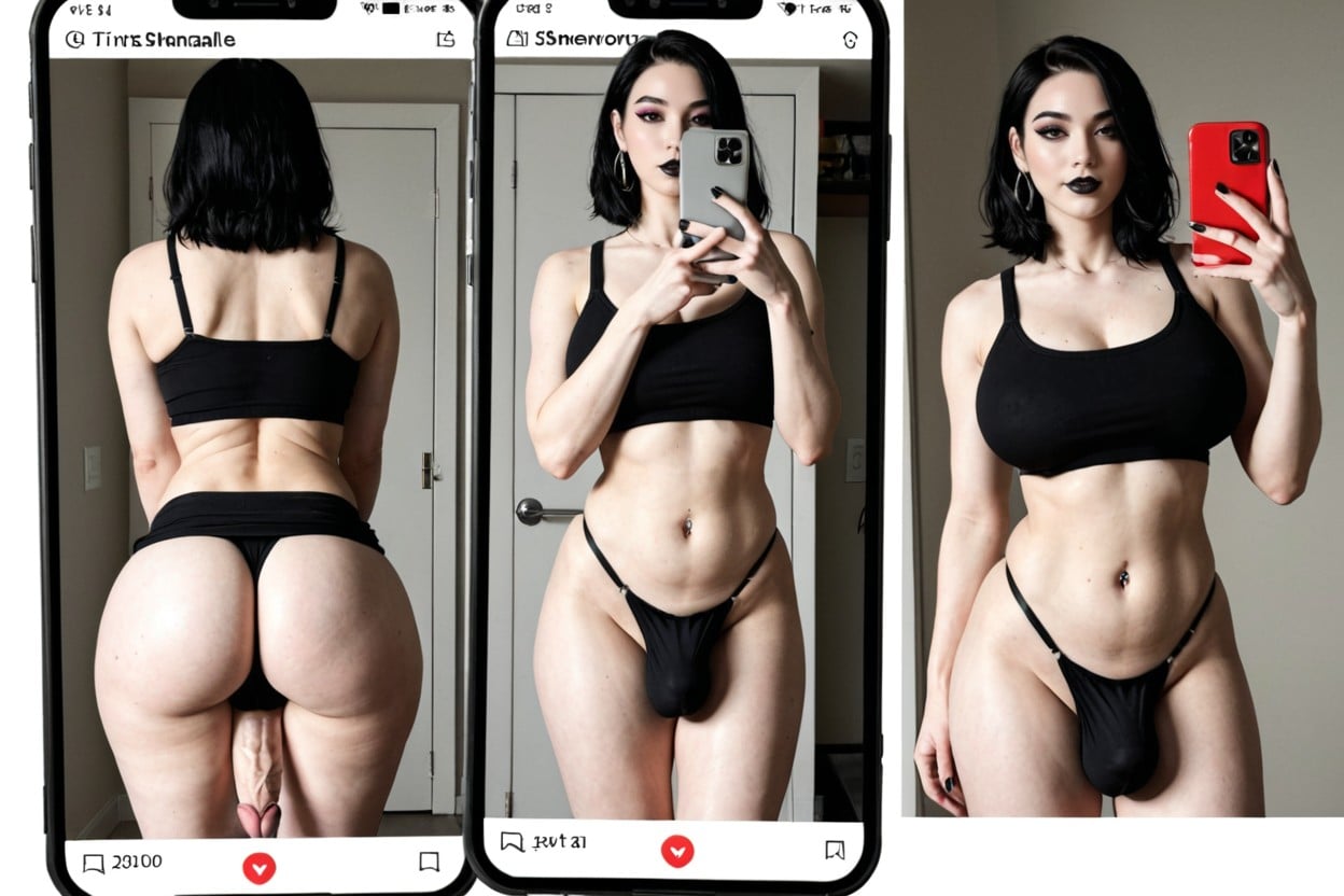 Selfie On Tinder Profile, Idol Face, Meeting Date From App Porno IA transsexuelle