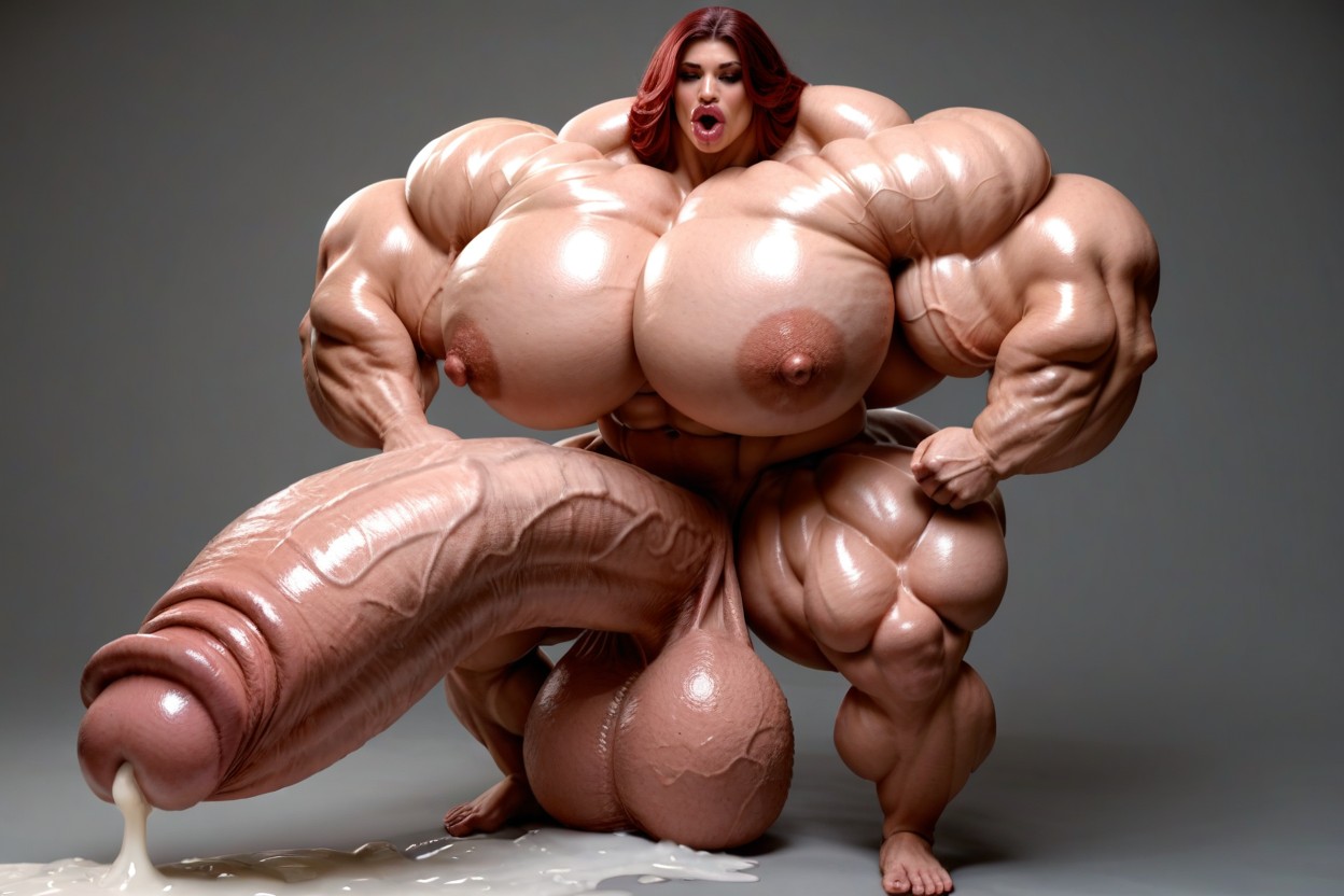 フレキシング, Penis Gigantic Then Torso, Hyper Gigantic Penis ニューハーフAIポルノ