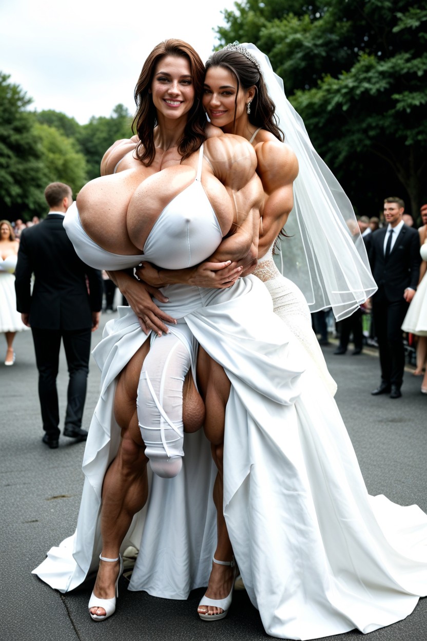 Beaucoup De Gens Autour, Gigantic Serratus Anterior, Brunette Porno IA transsexuelle
