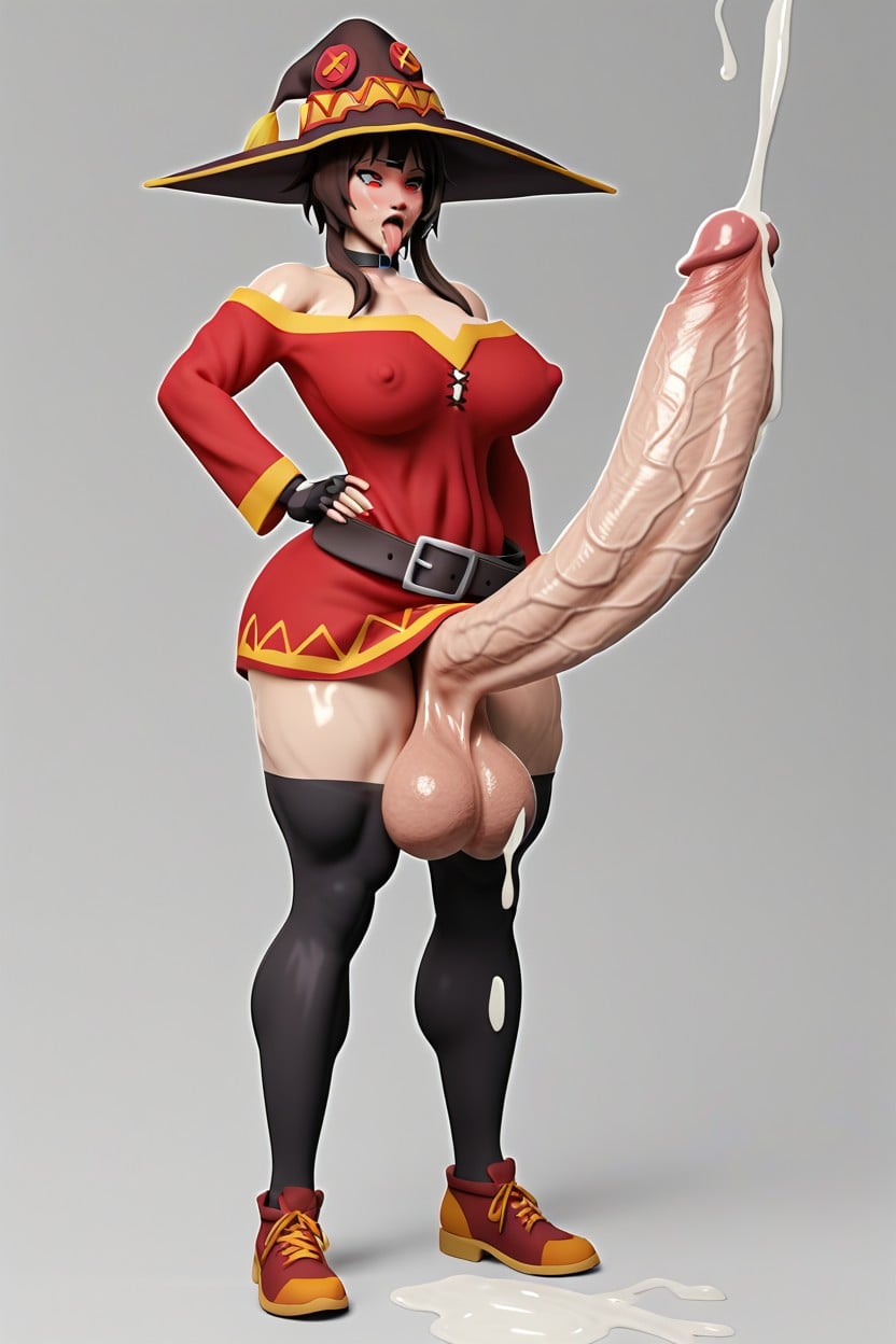 Futa Only, Ripped Muscle Dick, Hyper Erect Penis 쉬메일 AI 포르노