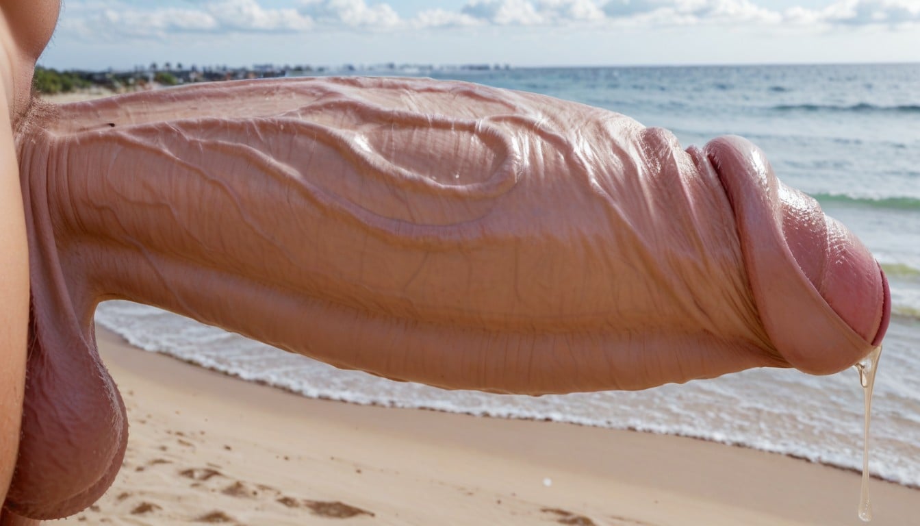 Hyper Realistic, Prominent Foreskin, Cock Focus 人妖AI黃片