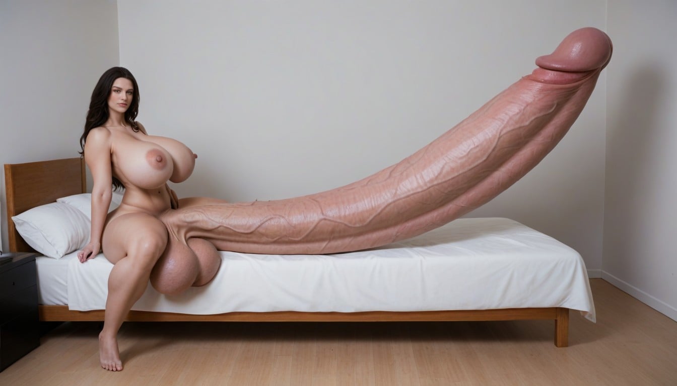 Hyper Gigantic Penis, Looking At Penis, Hyper Gigantic Glans Porno IA transsexuelle