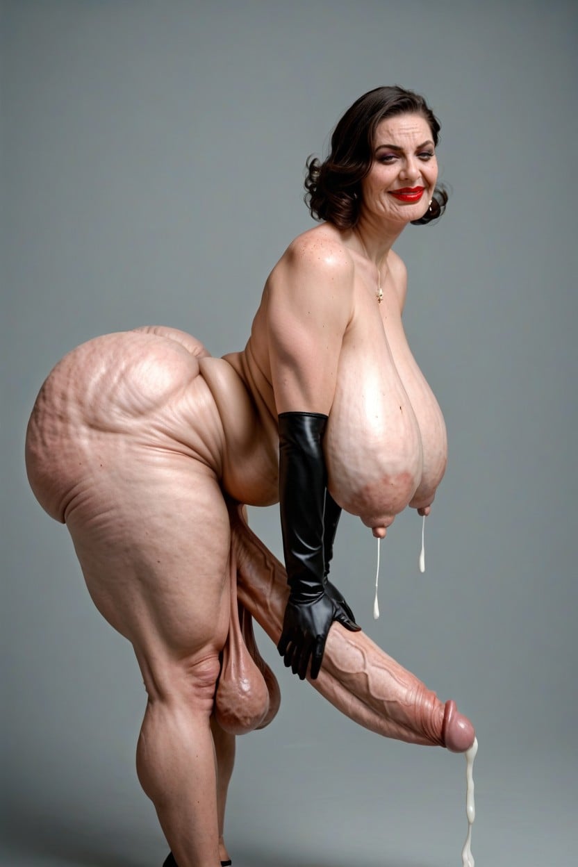 Thick Lumpy Breast Milk, Cellulite Legs, Freckles Porno IA transsexuelle