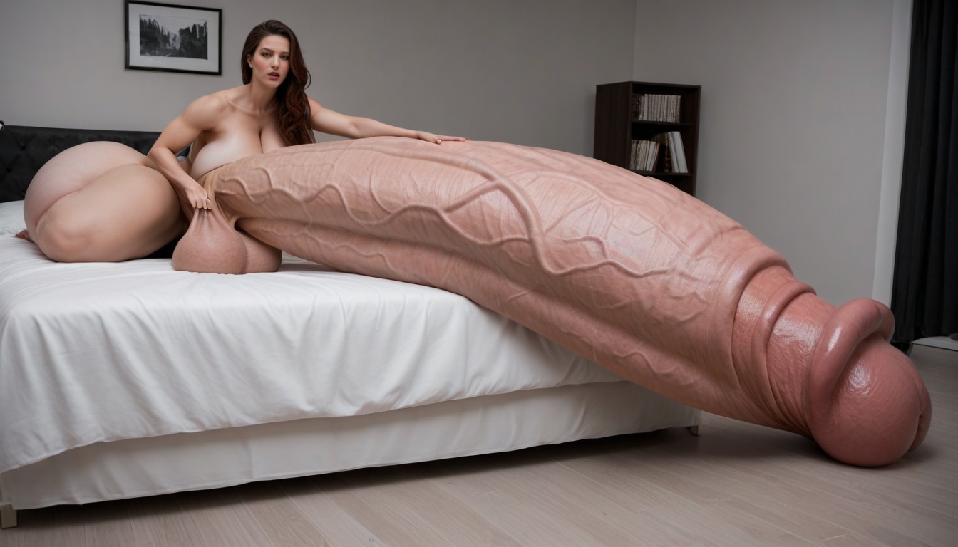 Hyper Gigantic Penis, Balls Are Big Enough To Touch The Floor, Penis The Size Of The Room 쉬메일 AI 포르노