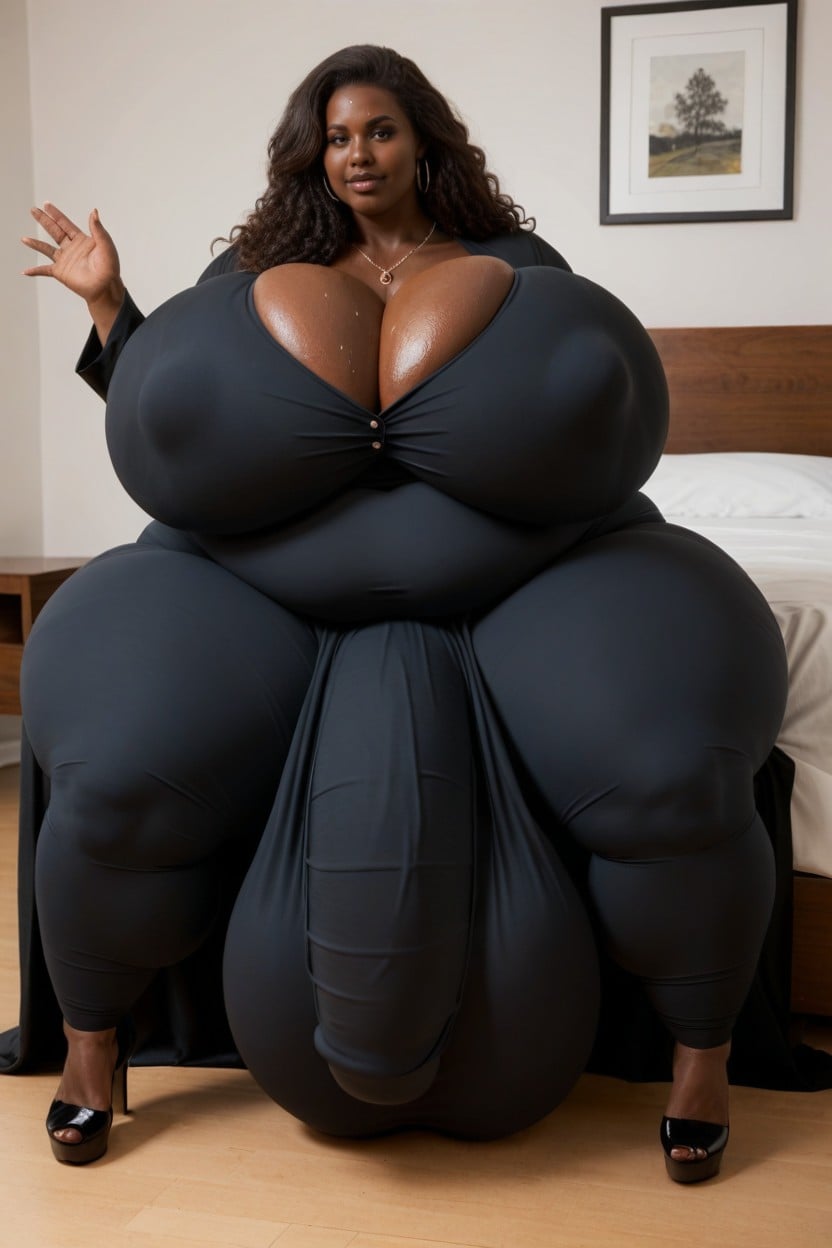 18+, Bodysuit, Extremely Large Ass Shemale AI Porn