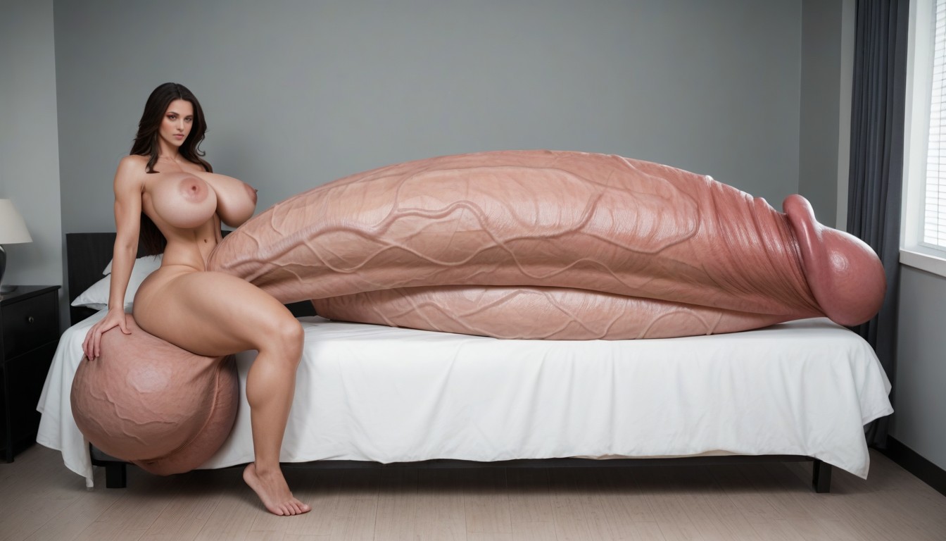 Testicles Are Just Too Gigantic, Hyper Gigantic Glans, Hyper Gigantic Penis Porno shemale IA