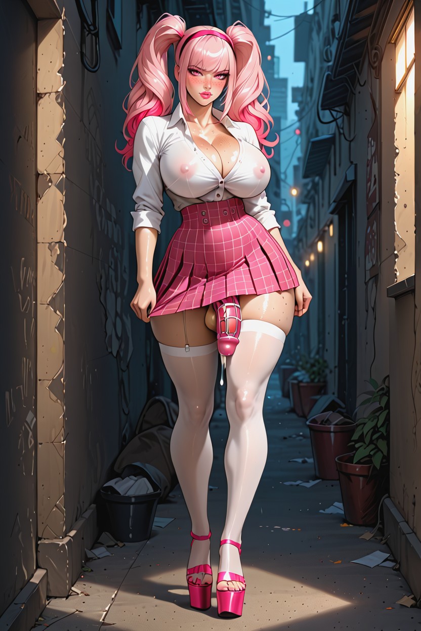 Colossal Breasts, Massive Hips, Wholesome Shemale AI Porn