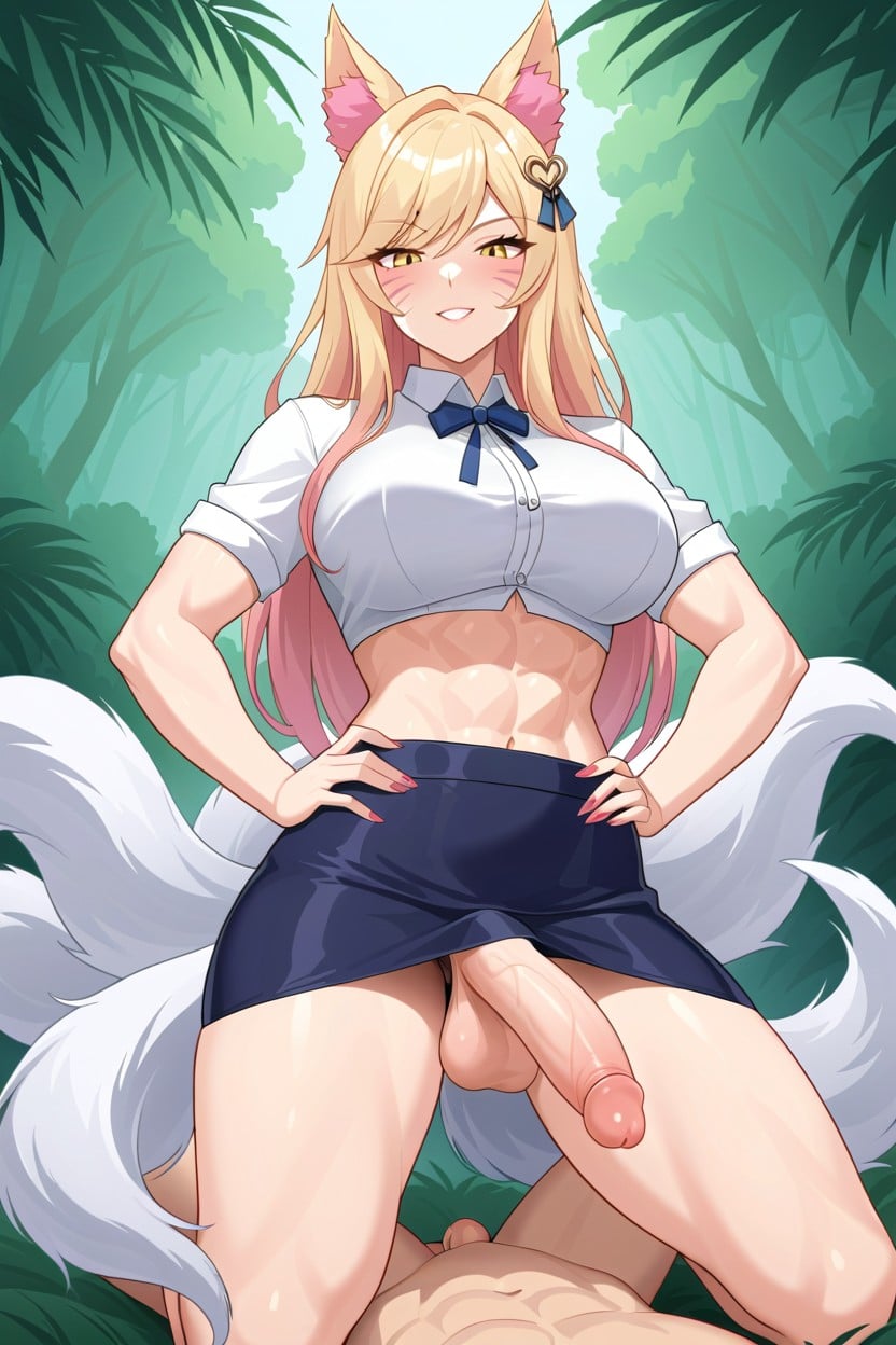 Medium Breast, Femdom, Kda All Out Ahri Shemale AI Porn