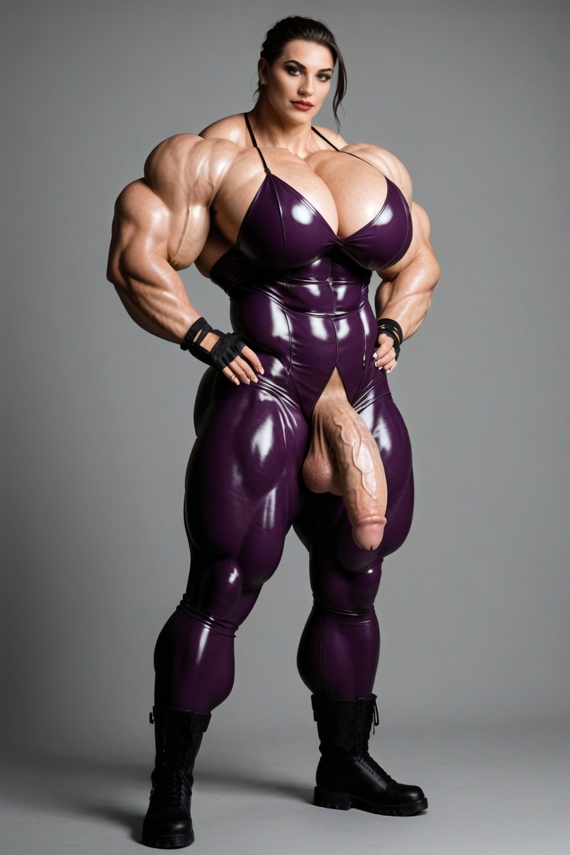 Super, Punk, Latex Travesti IA Pornô