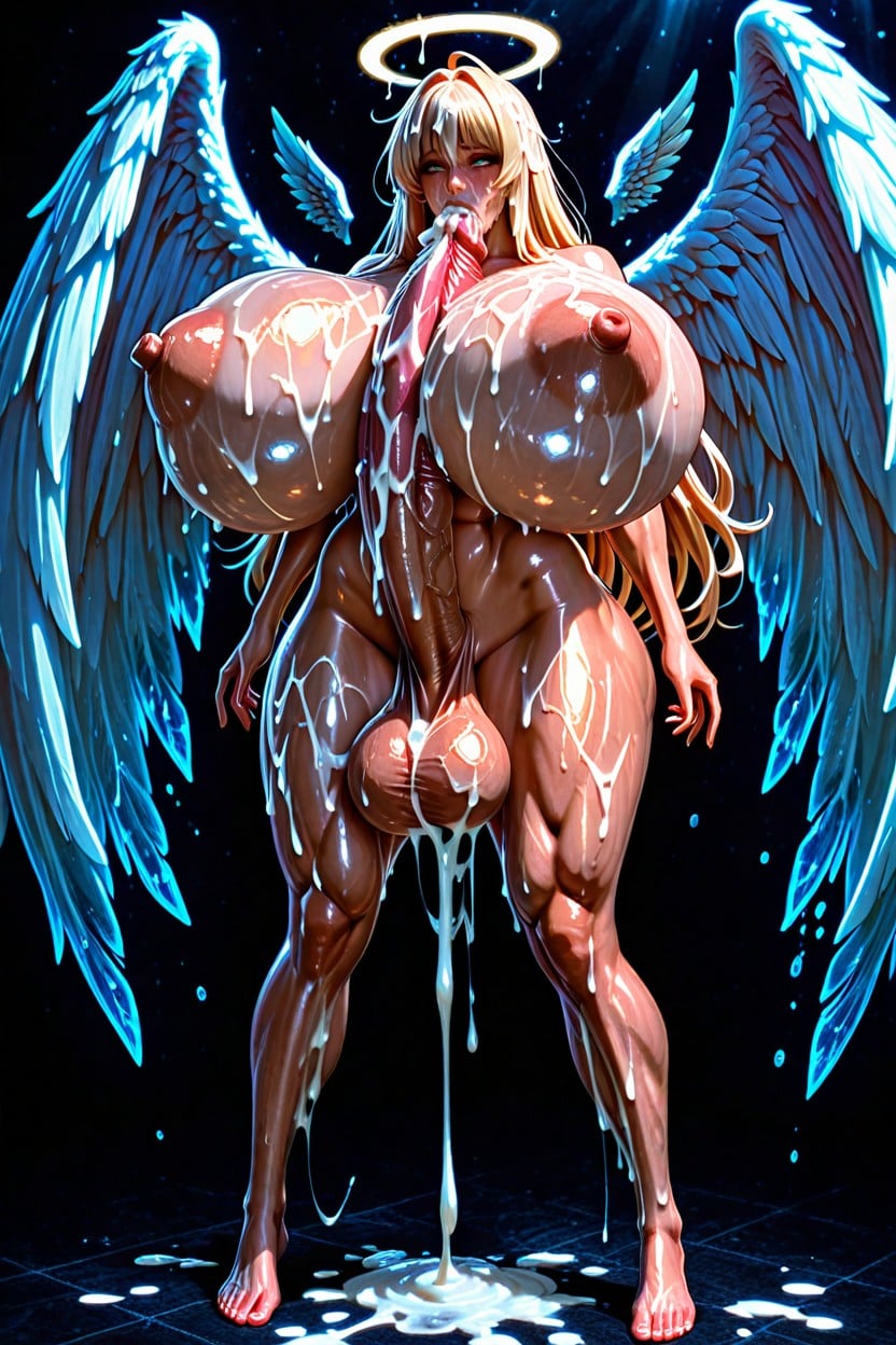 Hyper Colossal Gigantic Ass, Titanic Enormous Bubble Ass, Cum Leaking From Wings 쉬메일 AI 포르노