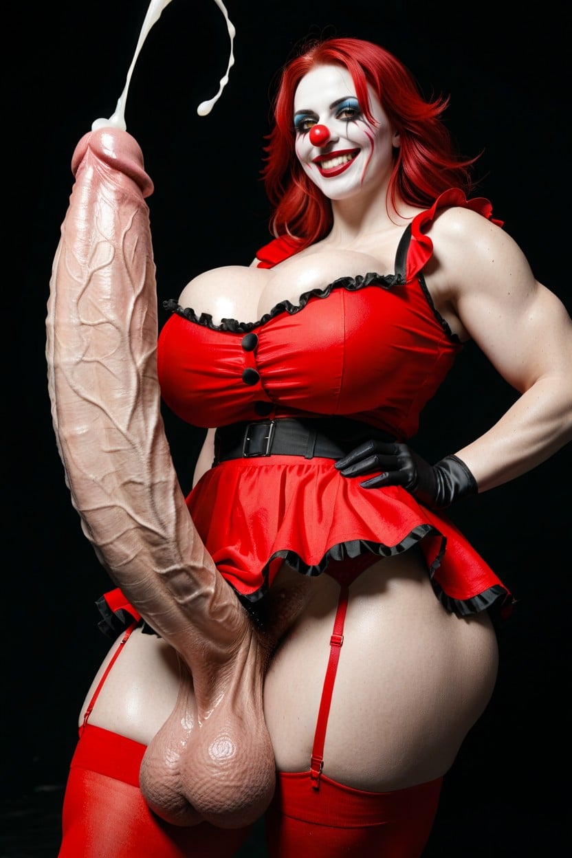 Monstrous Demonic Genitals, Scary Sexy, Extremely Large Ass Shemale AI Porn