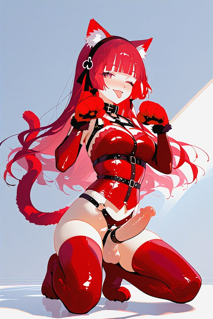 일본인, Red Hair, Red Tail 쉬메일 AI 포르노