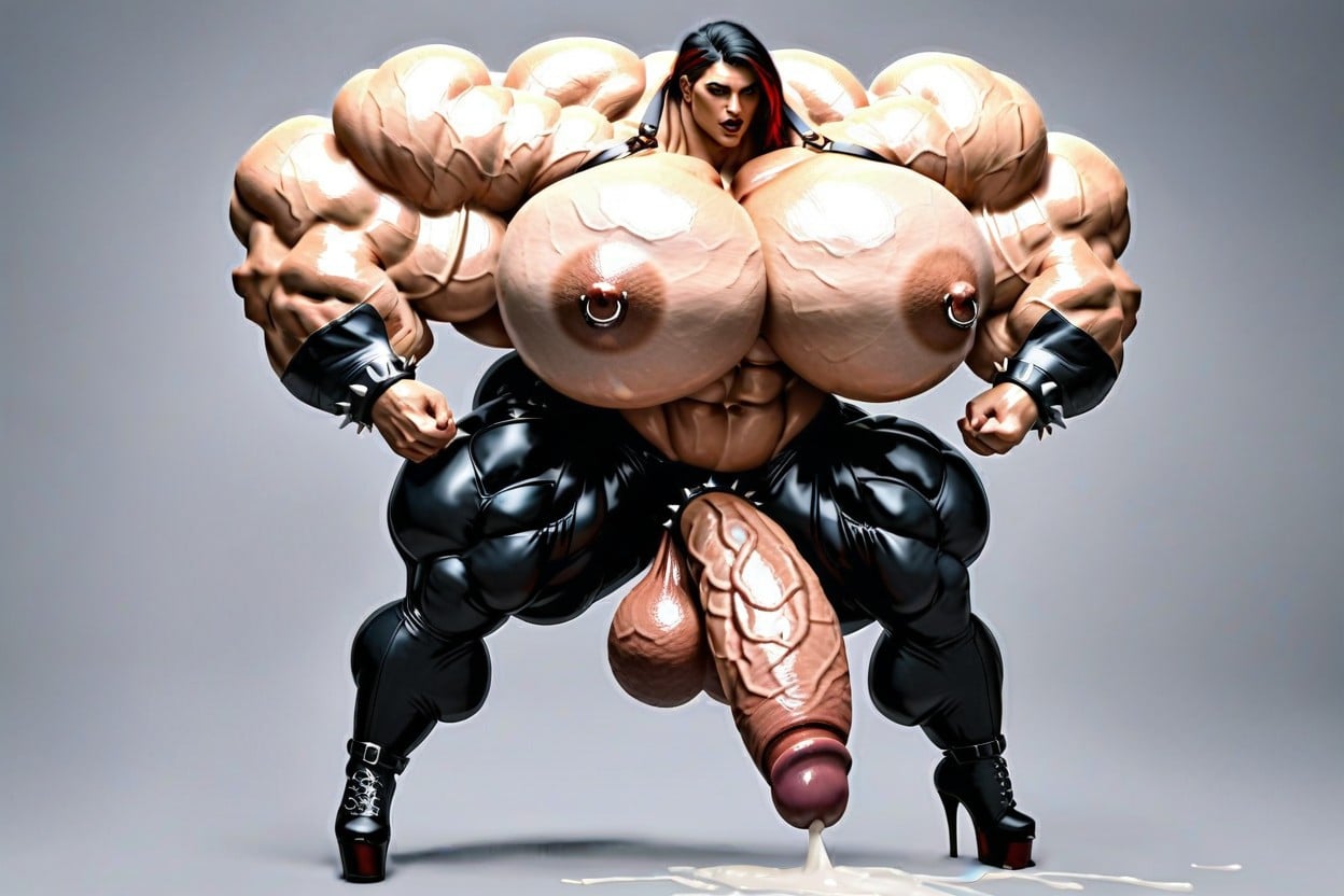 거대한 가슴, Futa Only, Hyper Veiny Claves 쉬메일 AI 포르노