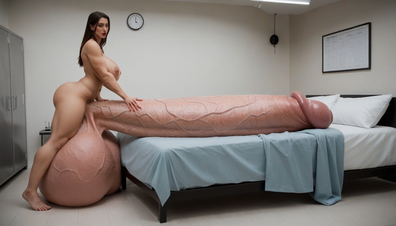 Absurdly Oversized Hyper Penis, Gigantic Monstrous Penis, Giant Bulging Penis 人妖AI色情