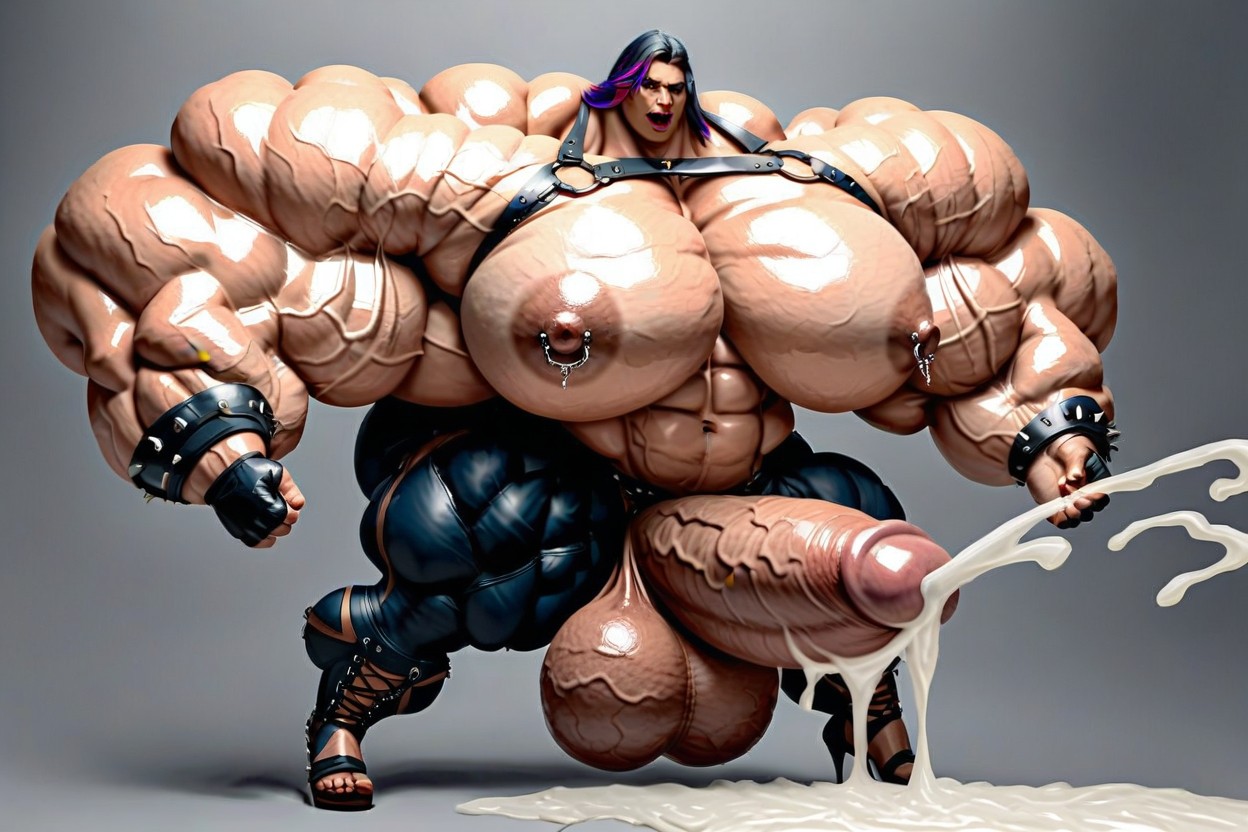 Gigantic Muscular Shoulders, Gigantic Muscular Scalene, Giantess Futanari 쉬메일 AI 포르노