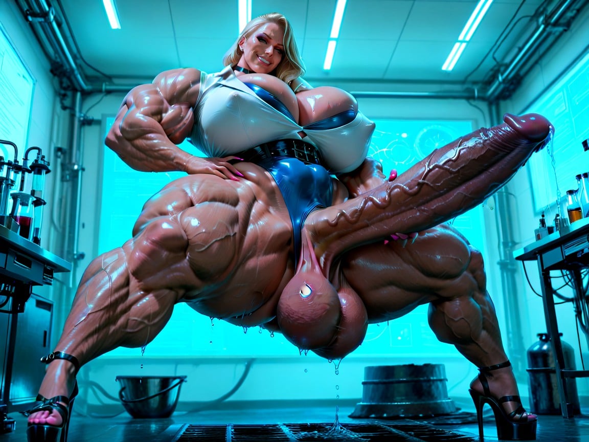 Hyper Gigantic Balls, Mm Breast, Hyper Thick Ass 쉬메일 AI 포르노