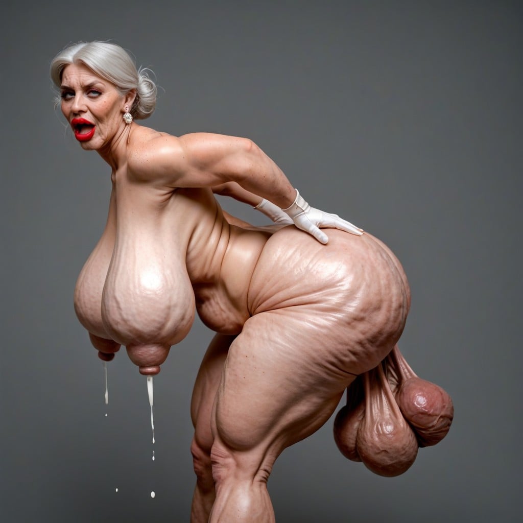 Wrinkles On Thighs, Hyper Saggy Balls, Naked Porno shemale IA