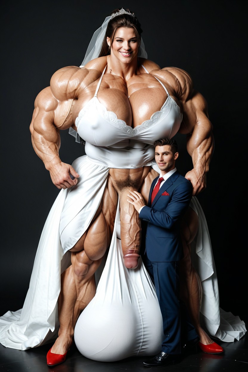 Gigantic Abdominal Obliques, Gigantic Pectoralis Major, Gorgeous Face 人妖AI色情
